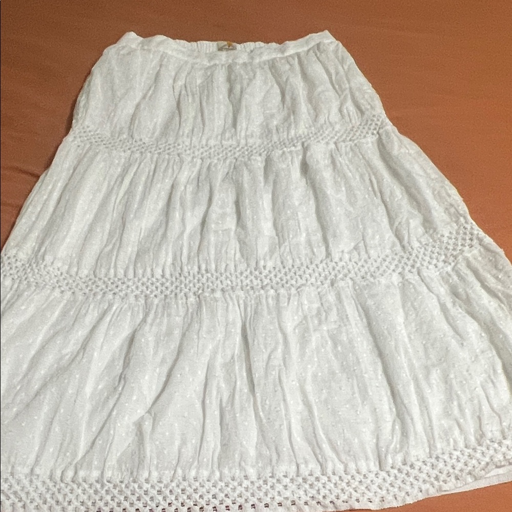 St. John's Bay White Maxi Skirt